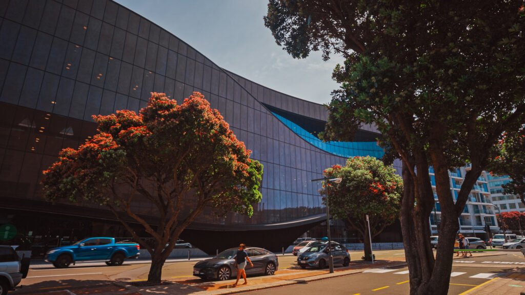 Tākina Wellington Convention and Exhibition Centre, 2026. Photo by Junior Films.